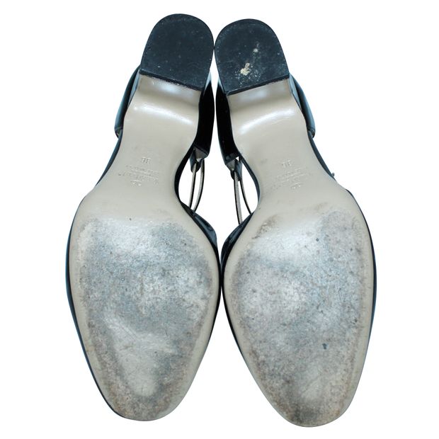 Valentino Patent Leather Block Heels