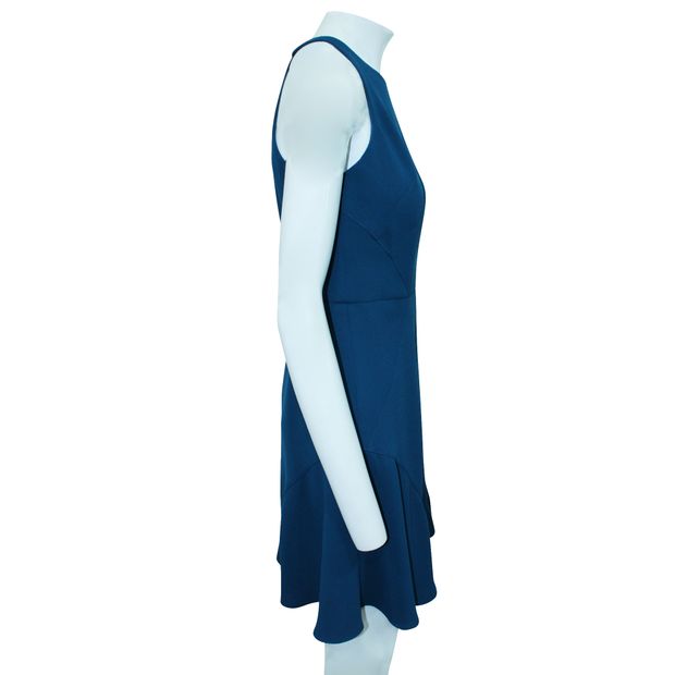 CONTEMPORARY DESIGNER Sea Blue Sleeveless Dress