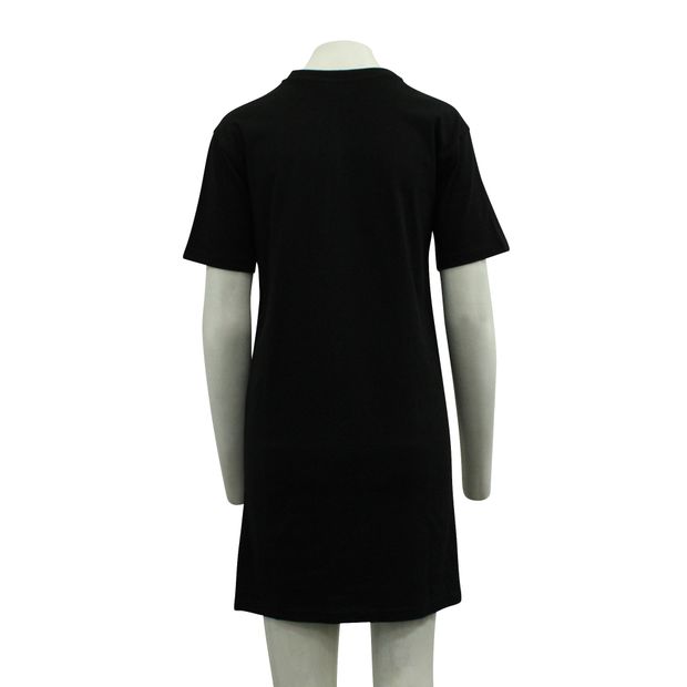 Mcq By Alexander Mcqueen Black "Monster" Print T-Shirt Black Dress