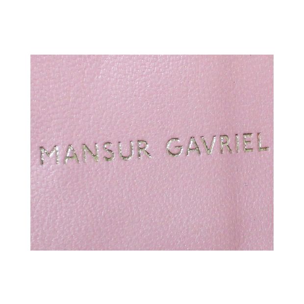 MANSUR GAVRIEL Pink Suede Mules