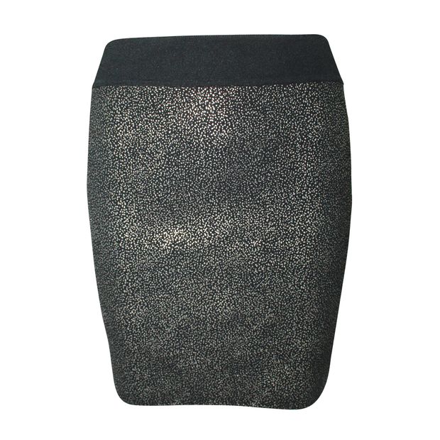 CONTEMPORARY DESIGNER Metallic Mini Skirt