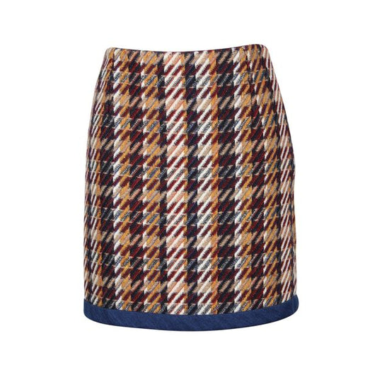 Sandro 'Nasty' Tweed Mini Skirt in Multicolor Cotton