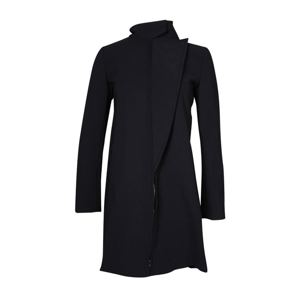 Contemporary Designer Sportmax Black Medium Length Coat