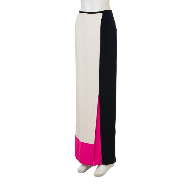 Roksanda Ilincic Colorblock Silk Maxi Skirt