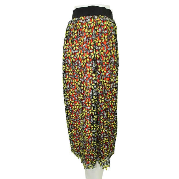 SELF-PORTRAIT Colorful Embroidered Skirt