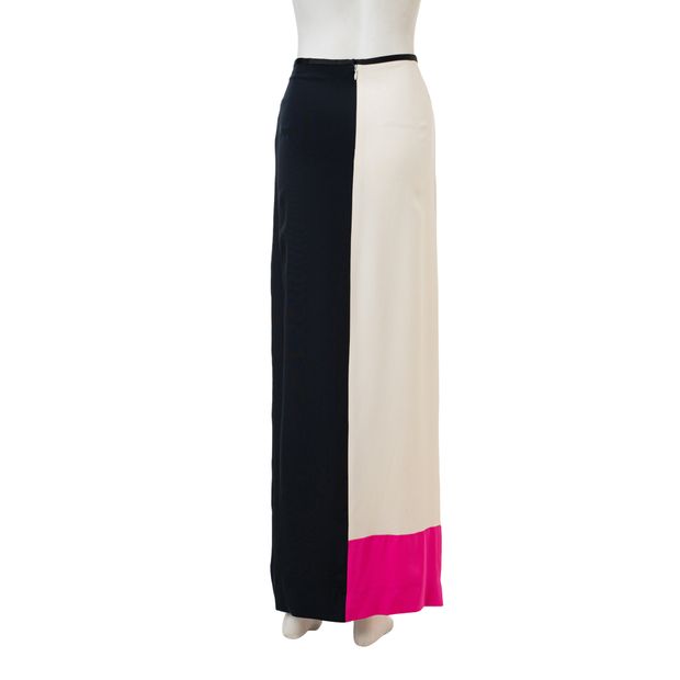 Roksanda Ilincic Colorblock Silk Maxi Skirt