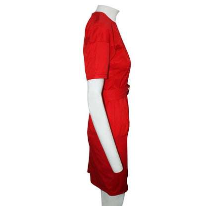 CONTEMPORARY DESIGNER Red Dress with Belt