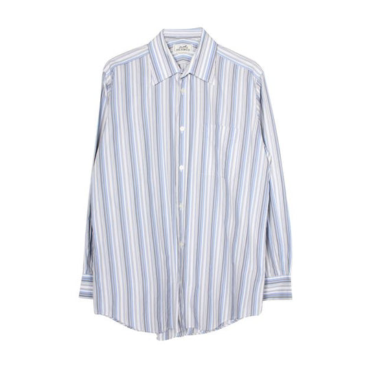 Striped Cotton Business Shirt