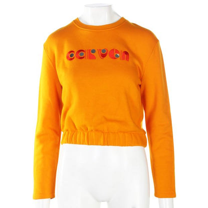 CONTEMPORARY DESIGNER Orange Sweatshirt With Embroidered Logo