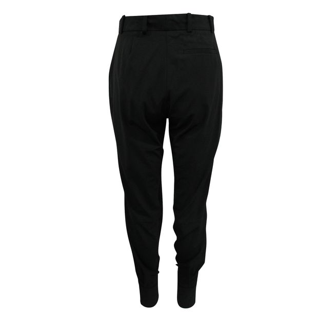 J.W.ANDERSON Black Pants with Buttons at the Bottom