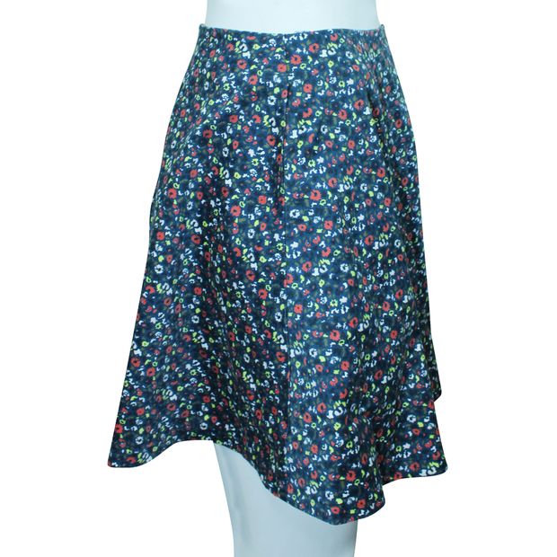 CONTEMPORARY DESIGNER Multicolor Print Skirt