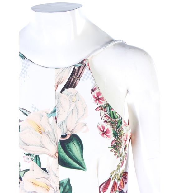 CONTEMPORARY DESIGNER Open Back Floral Dress