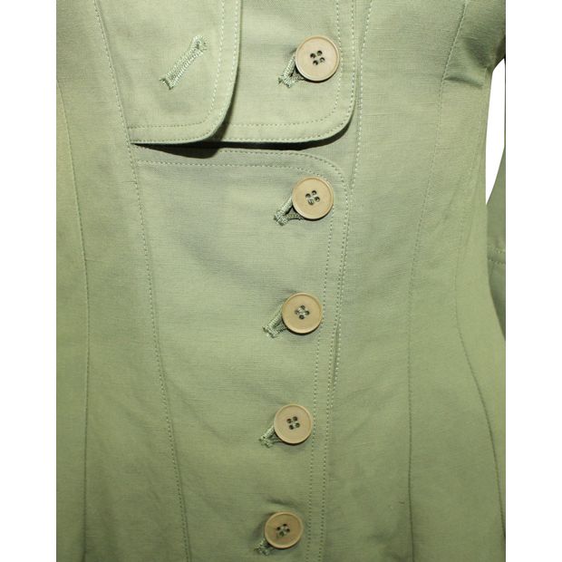 Stella Mccartney Khaki Dress With Buttons