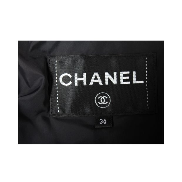 Chanel Hooded Jacket in Black Polyester