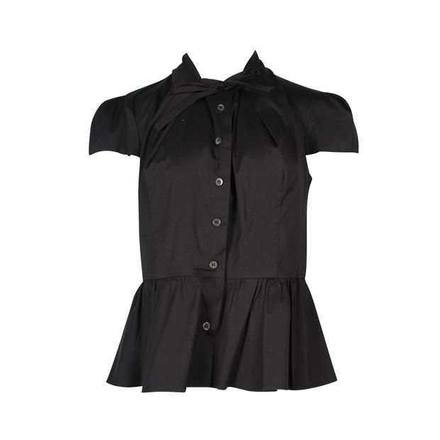 Prada Black Short Sleeve Shirt