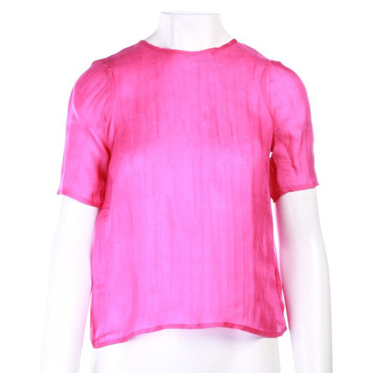 CAMILLA AND MARC Pink Silk Top