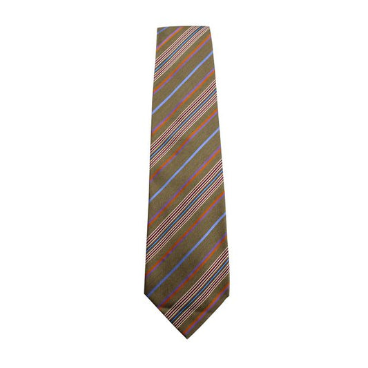 ETRO Brown Multi Striped Tie