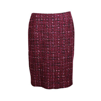 Contemporary Designer Purple Knit Skirt