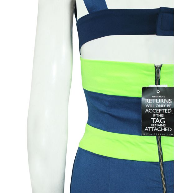 PREEN BY THORNTON BREGAZZI Harbour Dress with Neon Elements
