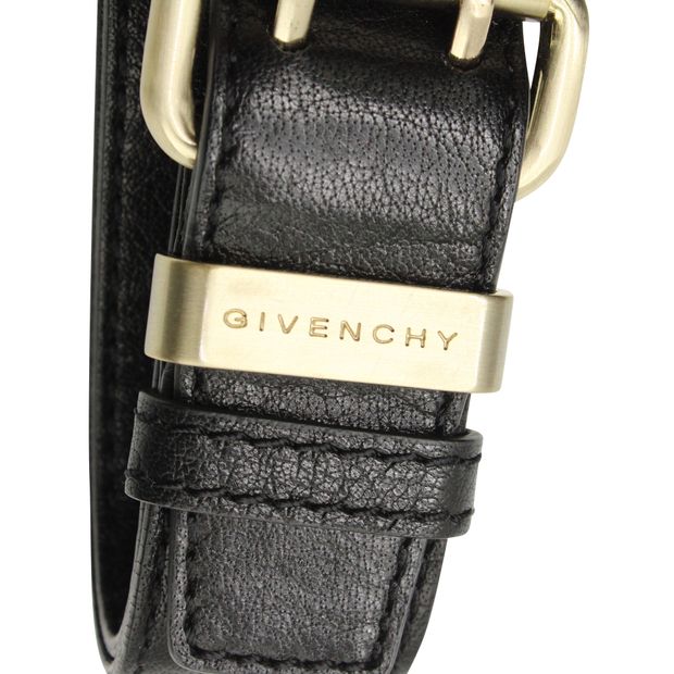 Givenchy Black Nylon with Gold Studs Duffle Bag